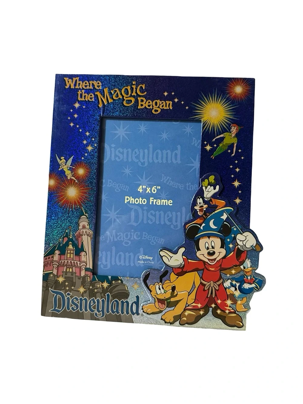Vintage Disneyland Where The Magic Began 4x6 Frame